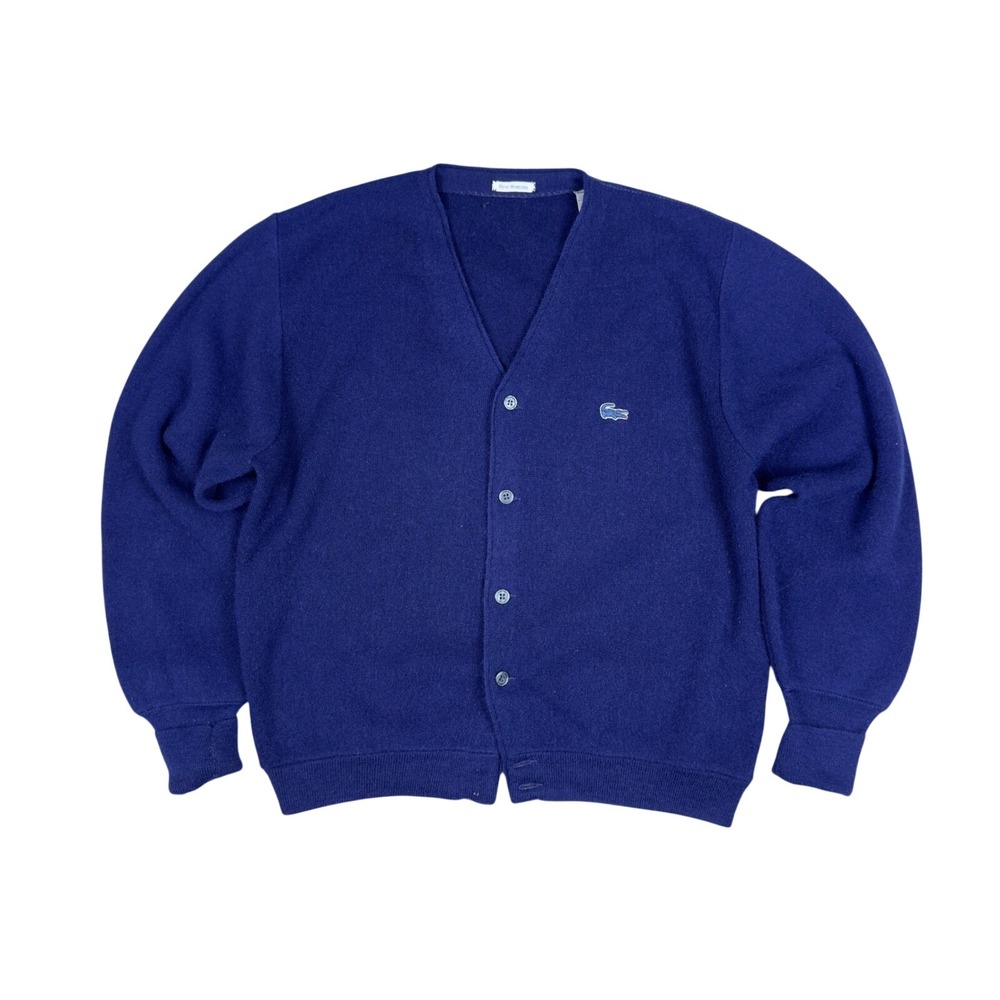 Lacoste Men's Navy V-Neck Cardigan